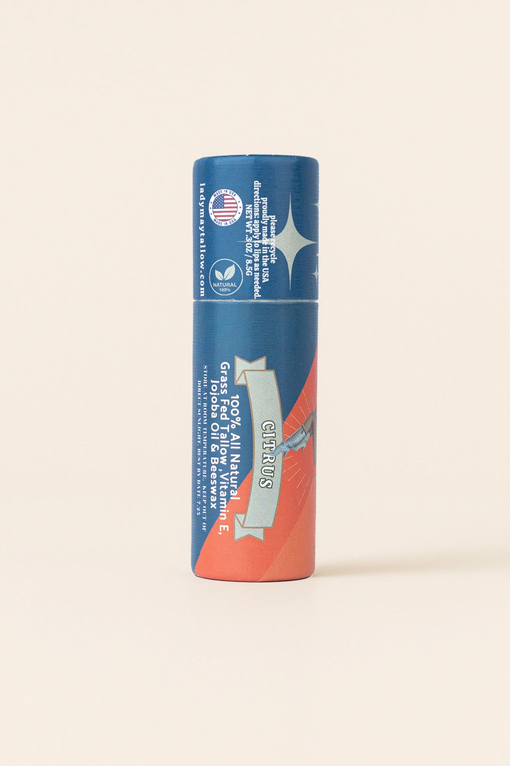 Lady May - Tallow Lip Balm - La Lovely Vintage 