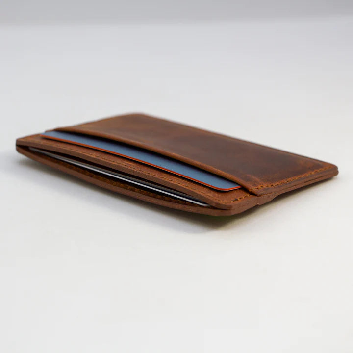 Origin Creations - Leather Minimalist Card Wallet - La Lovely Vintage 