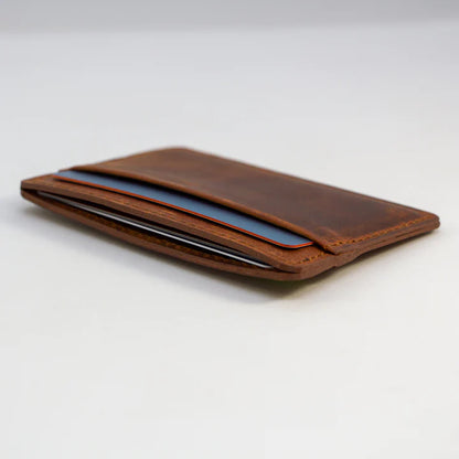 Origin Creations - Leather Minimalist Card Wallet - La Lovely Vintage 