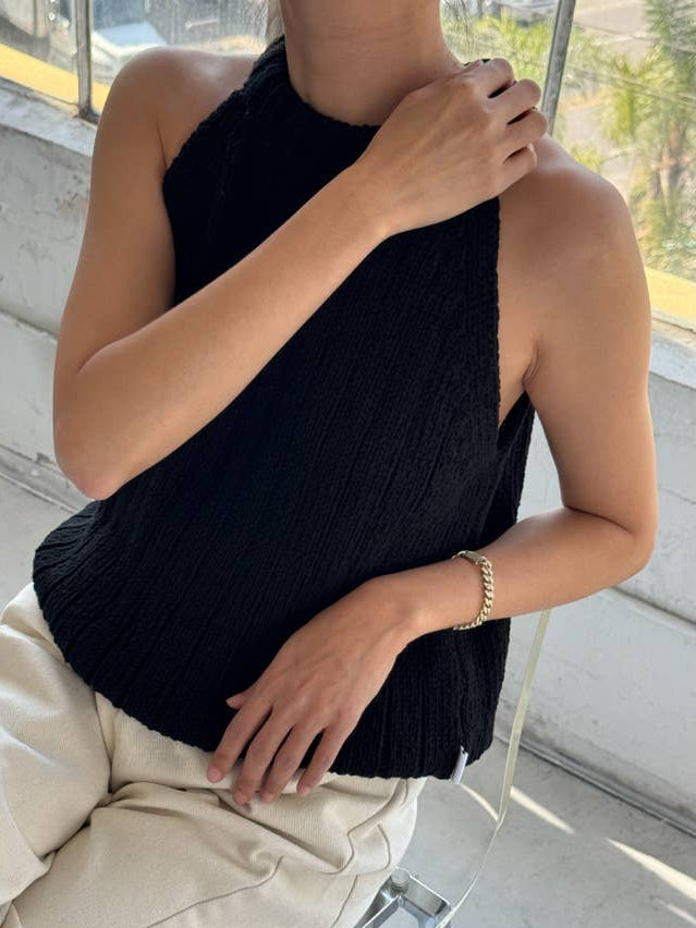 Le Bon - Claire Cotton Sweater Tank - La Lovely Vintage 