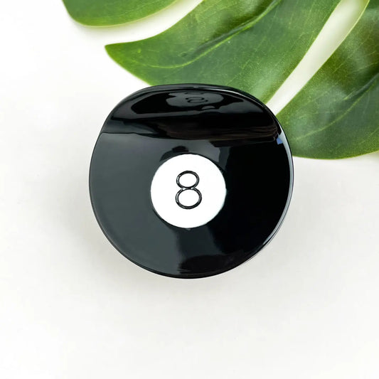Billiards 8-Ball Claw Clip