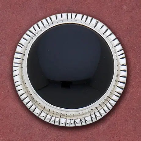 Tidepool - Round Black Onyx Ring