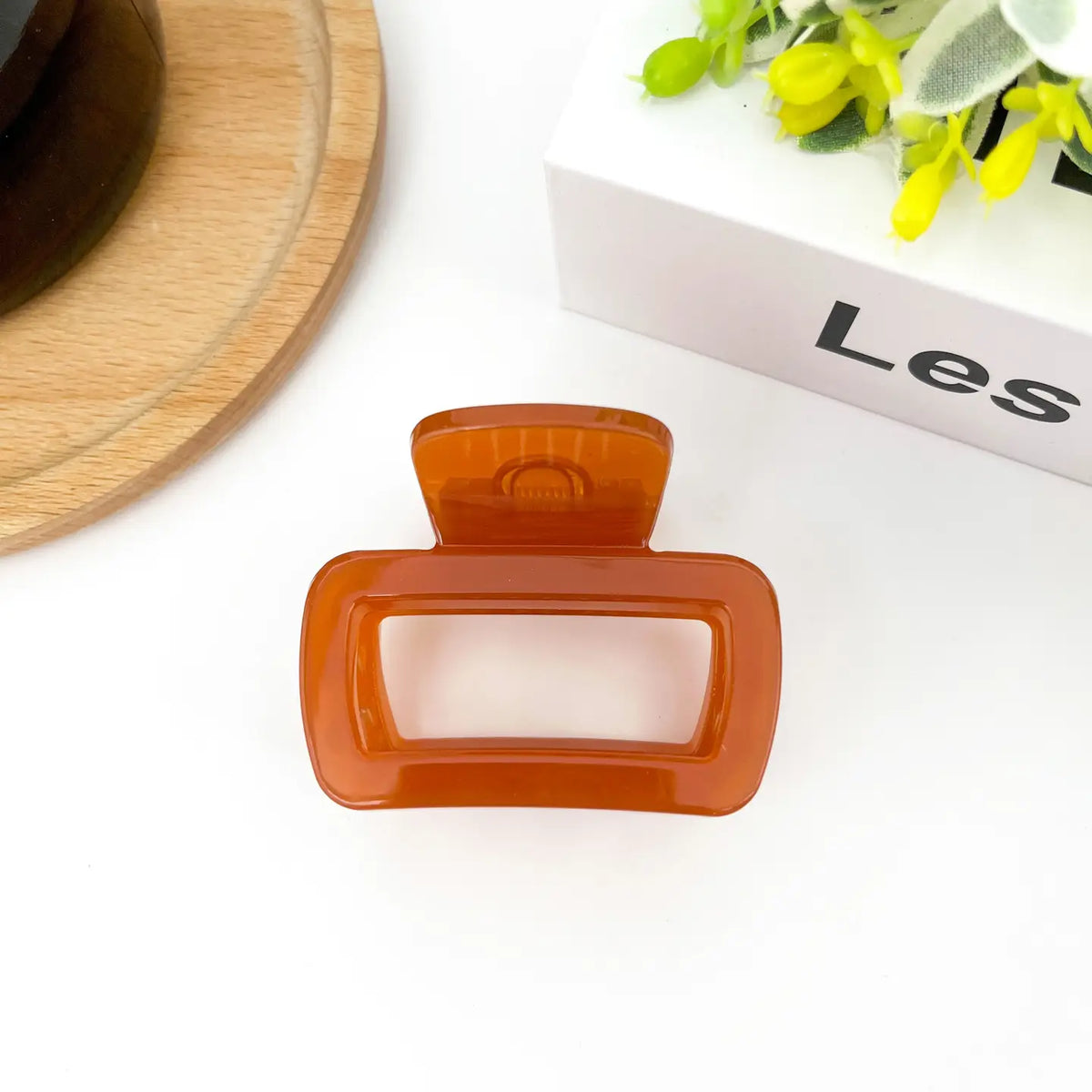 Small Square Thickened Hair Claw Clip