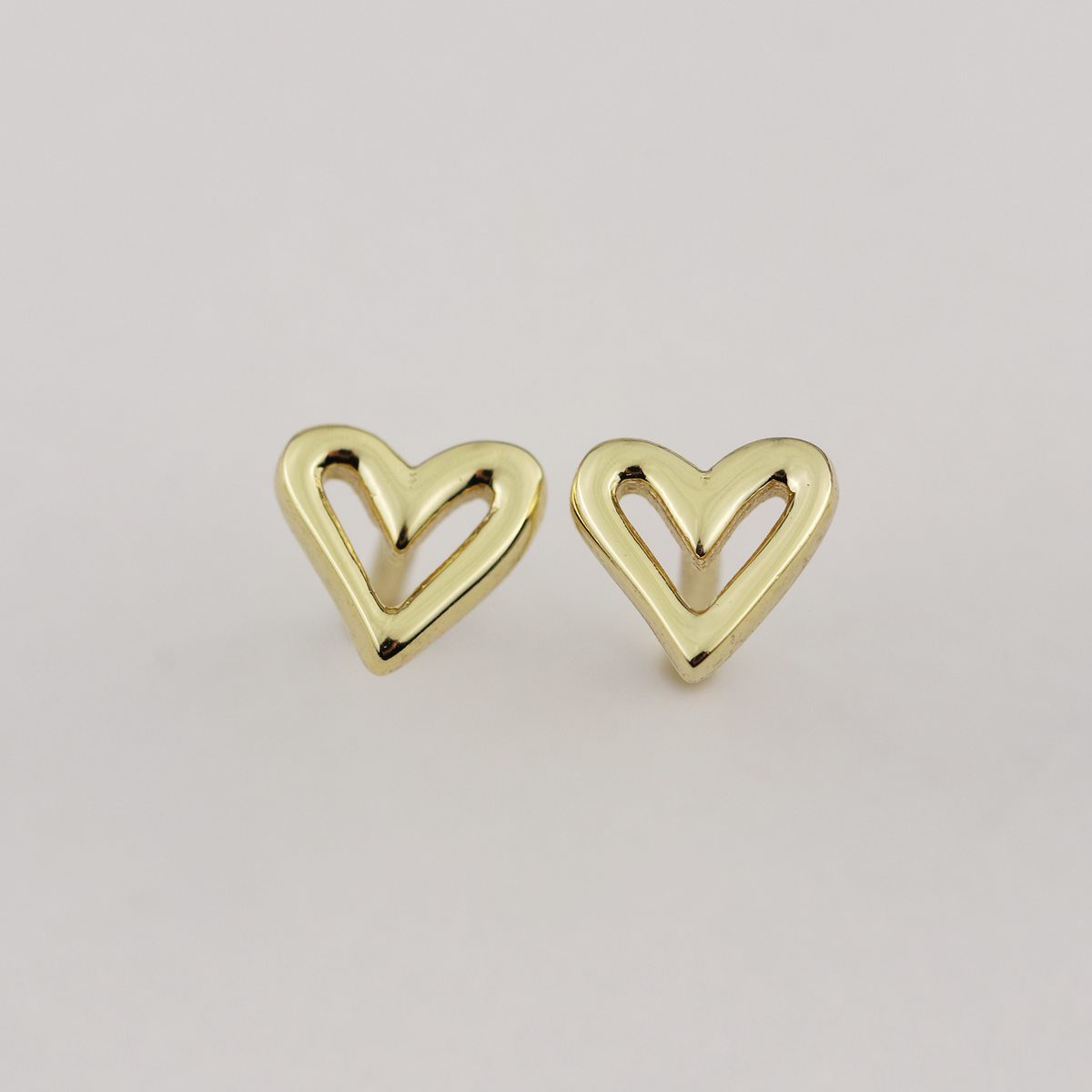 Heart Stud Earrings By La Lovely - La Lovely Vintage 