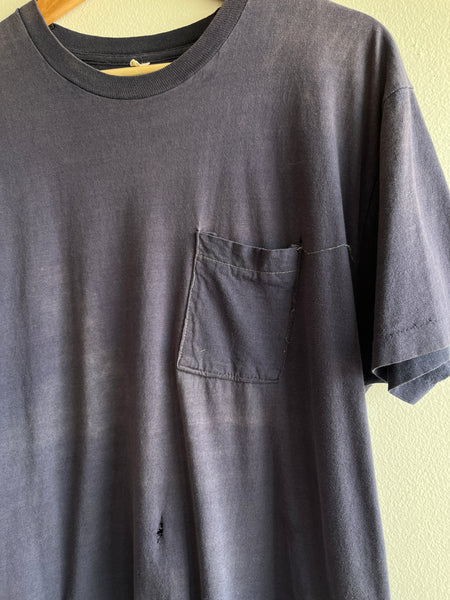 Vintage 1970’s Navy Pocket T-Shirt