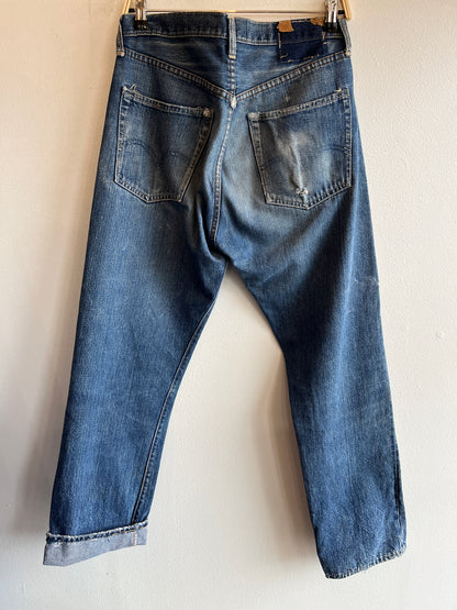 Vintage 1960's Levi's "Big E" 505 Selvedge Denim Jeans - La Lovely Vintage 