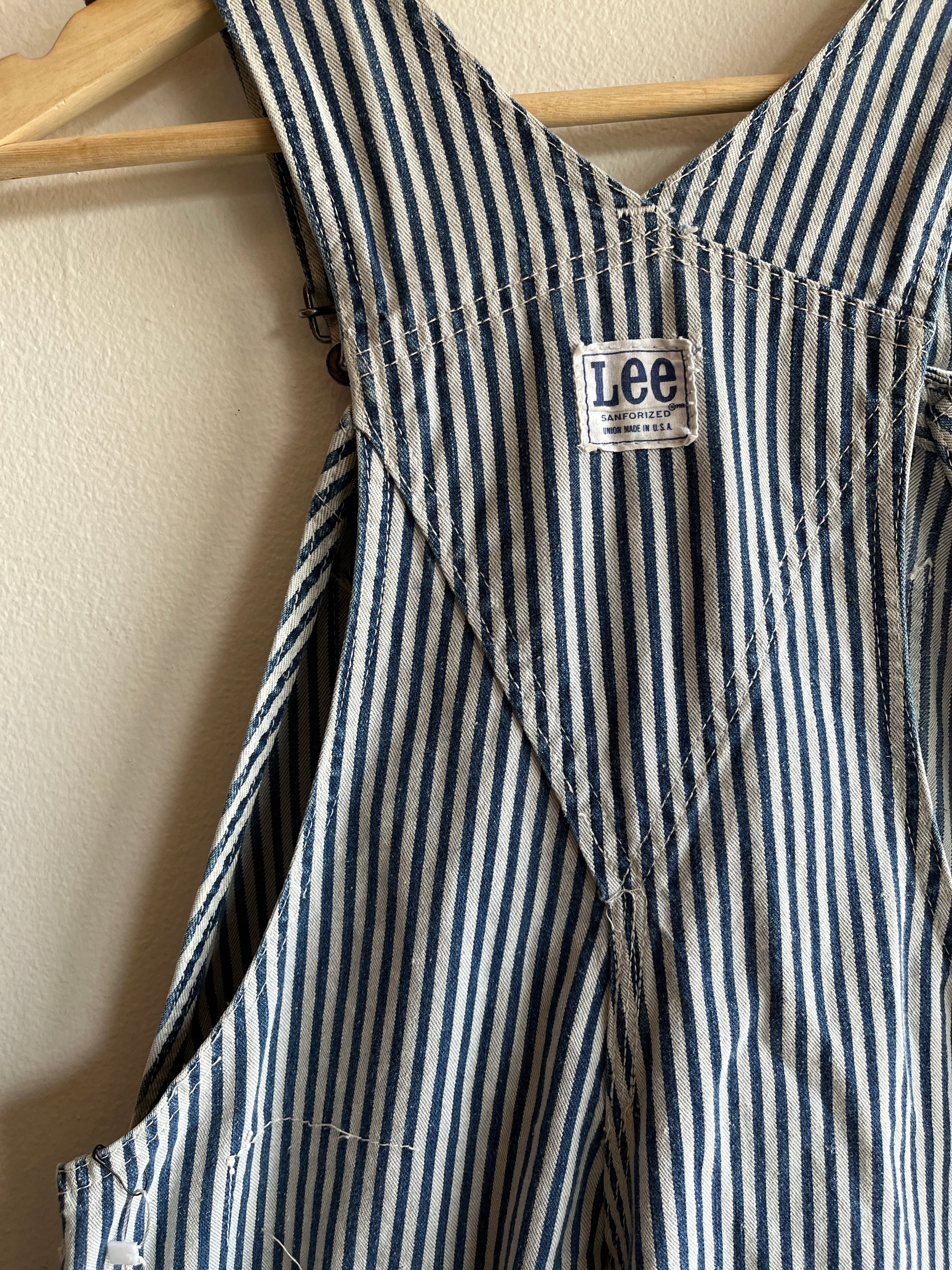 Vintage 1960’s Hickory Stripe Lee Overalls - La Lovely Vintage 