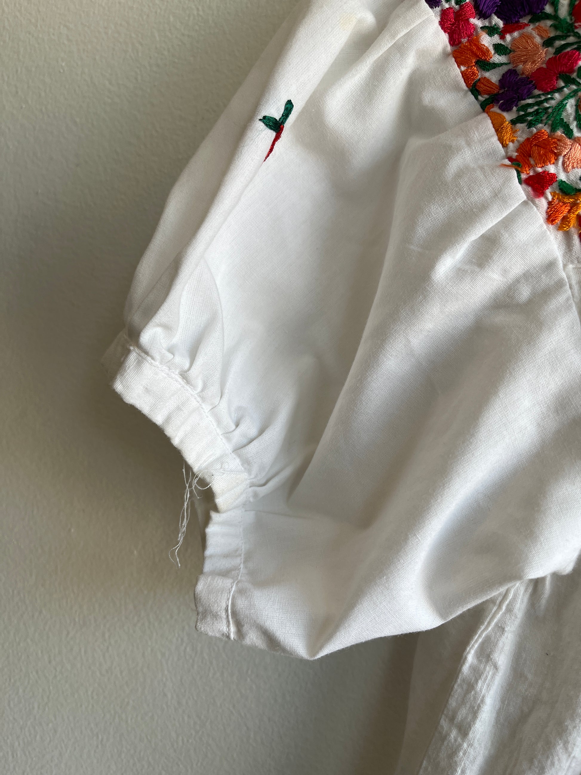 Vintage 1970’s Oaxacan Embroidered Kaftan Dress - La Lovely Vintage 