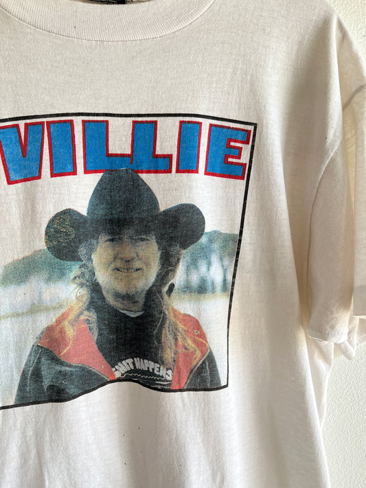 Vintage 1991 Willie Nelson Tour T-Shirt - La Lovely Vintage 