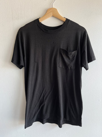 Vintage 1980’s Black Pocket T-Shirt