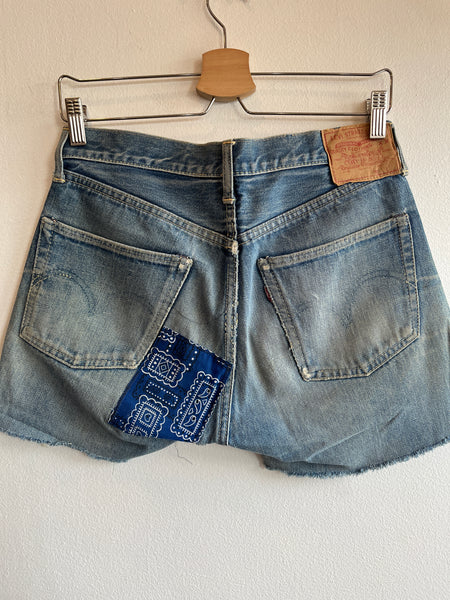 Vintage 1960’s Levi’s “Big E” 501 Selvedge Denim Shorts