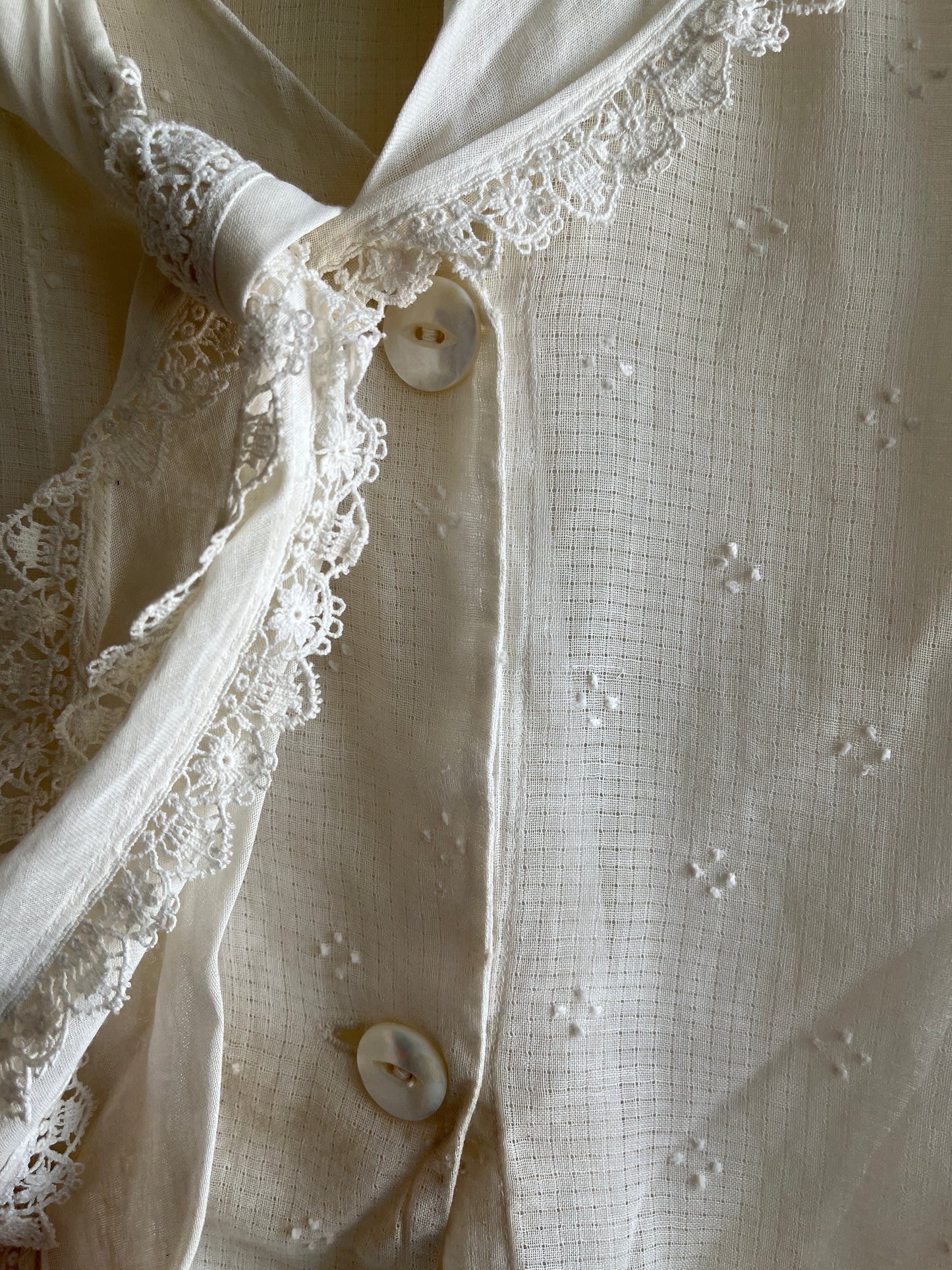 Vintage Edwardian White Blouse - La Lovely Vintage 