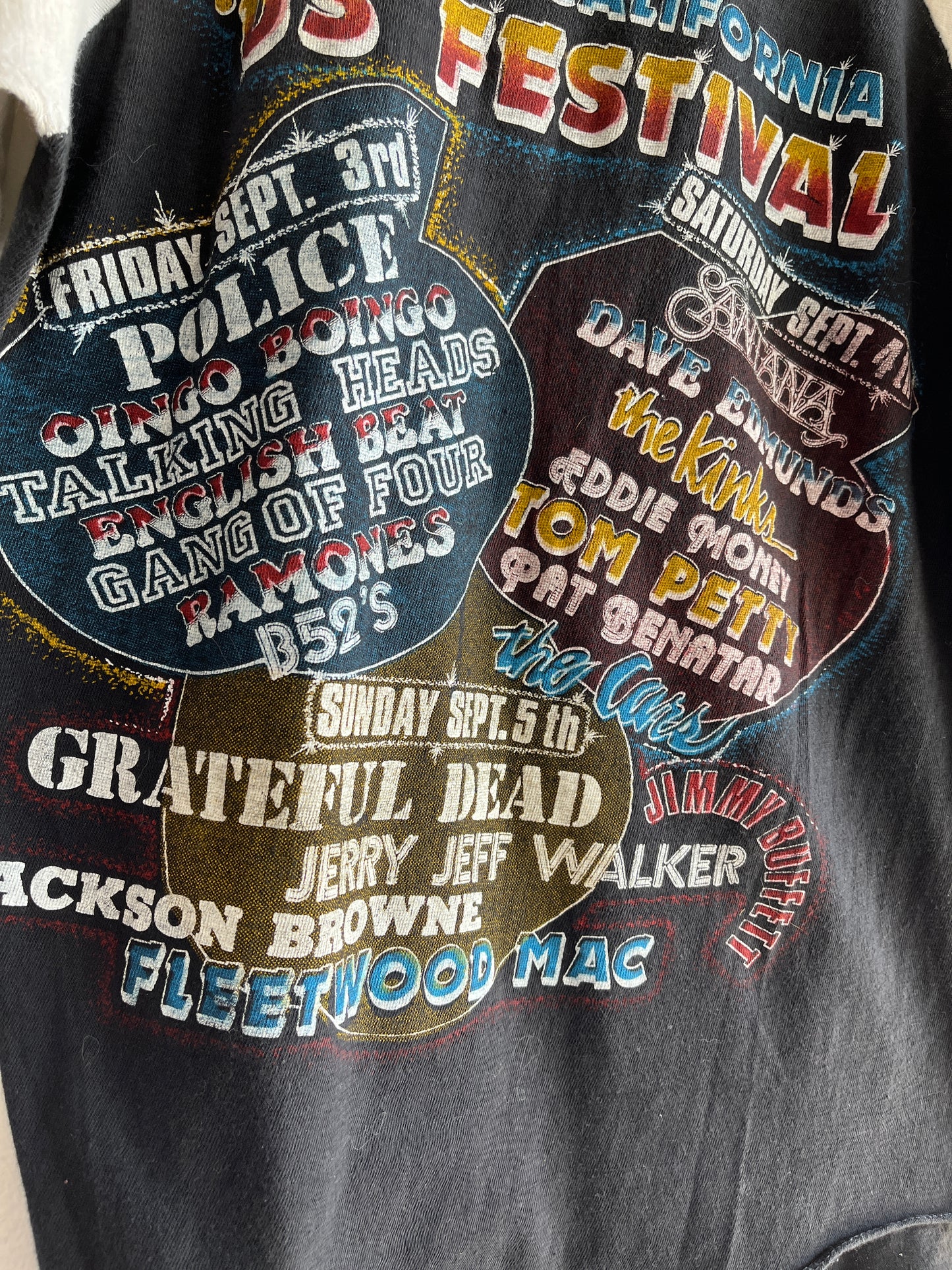 Vintage 1982 US Music Festival T-Shirt - La Lovely Vintage 
