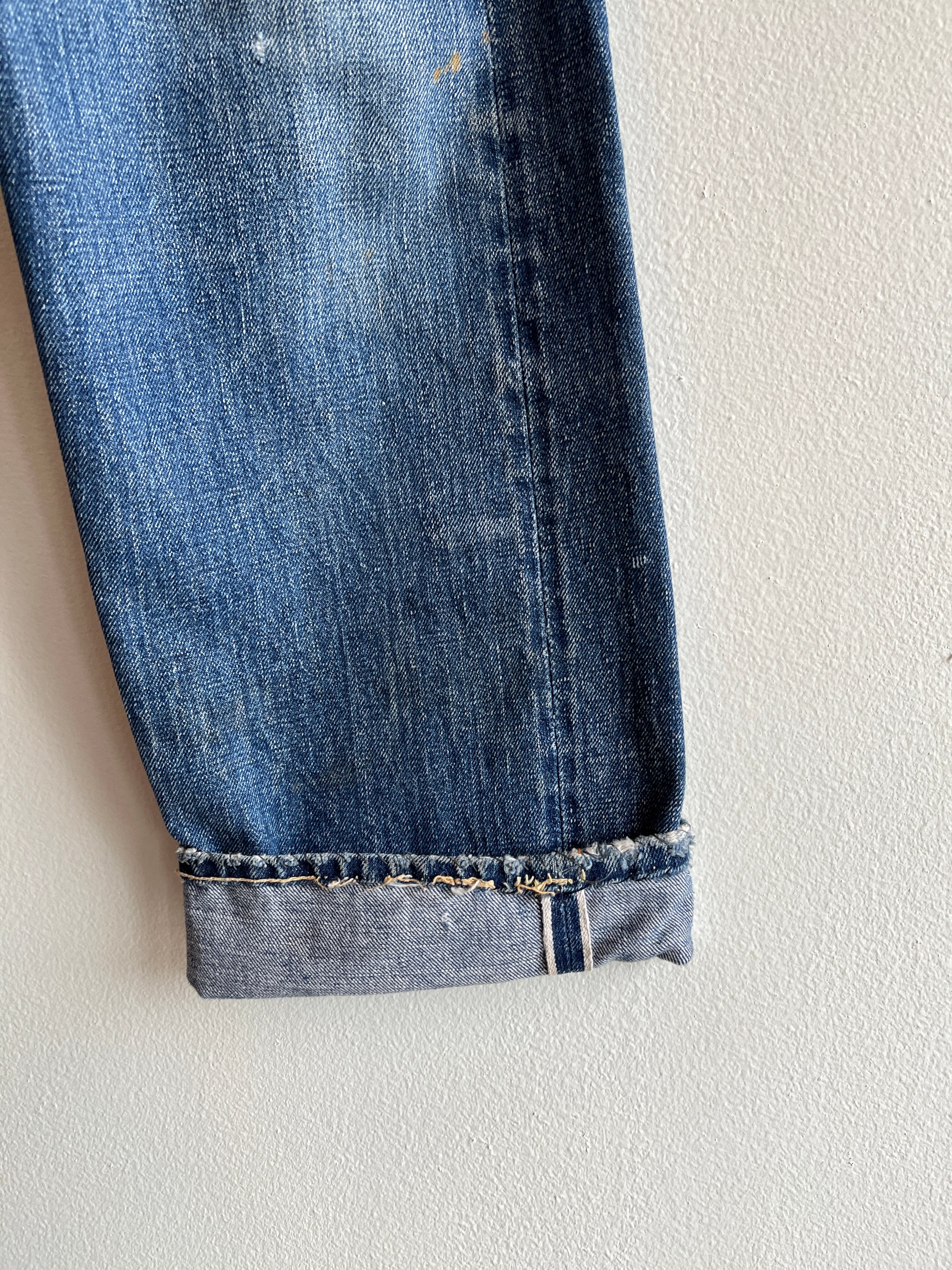 Vintage 1960's Levi's "Big E" 505 Selvedge Denim Jeans - La Lovely Vintage 