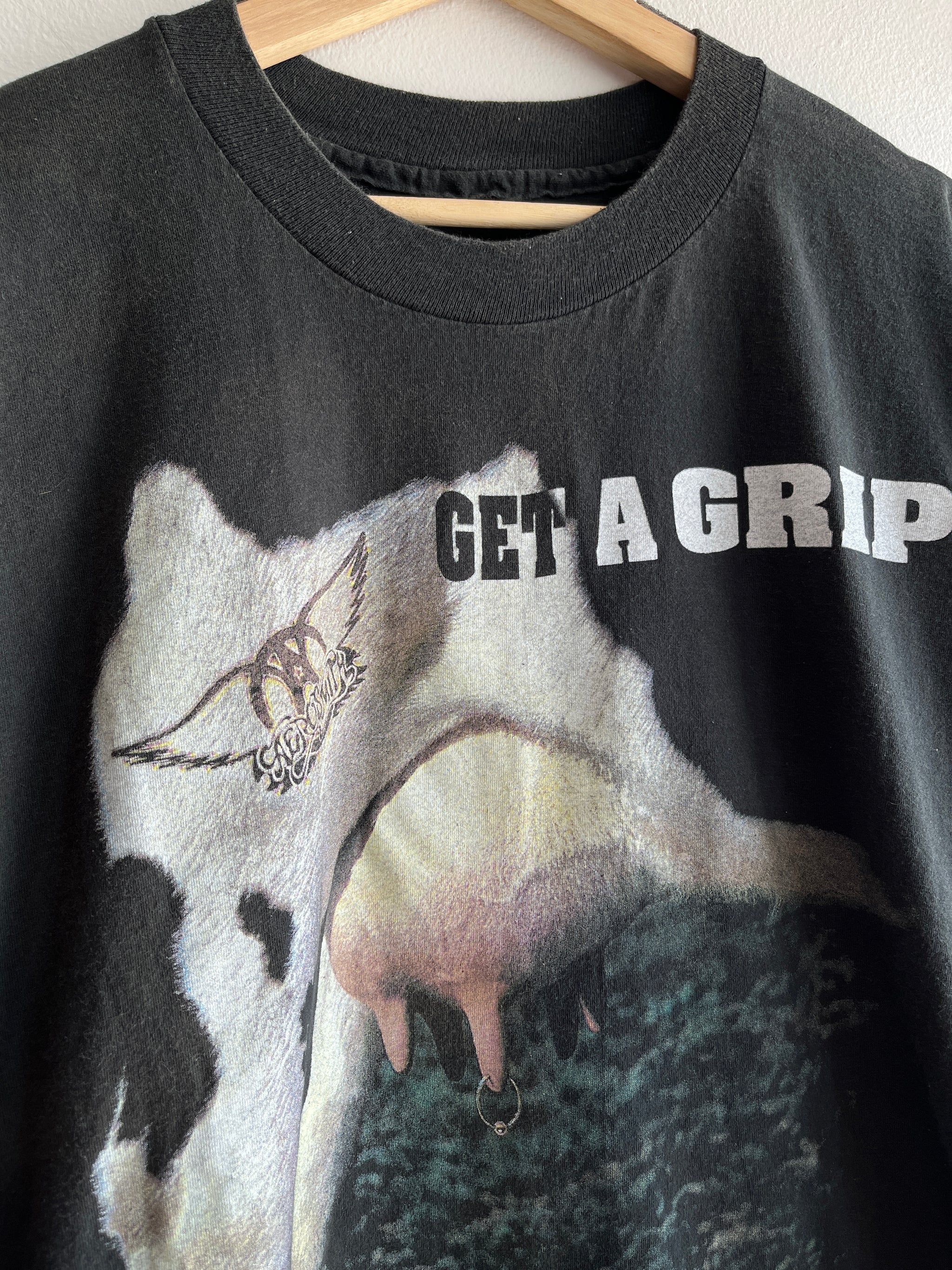 AEROSMITH GET A GRIP WORLD TOURポロシャツ希少レア