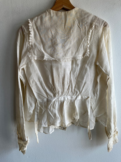 Vintage Edwardian White Blouse - La Lovely Vintage 