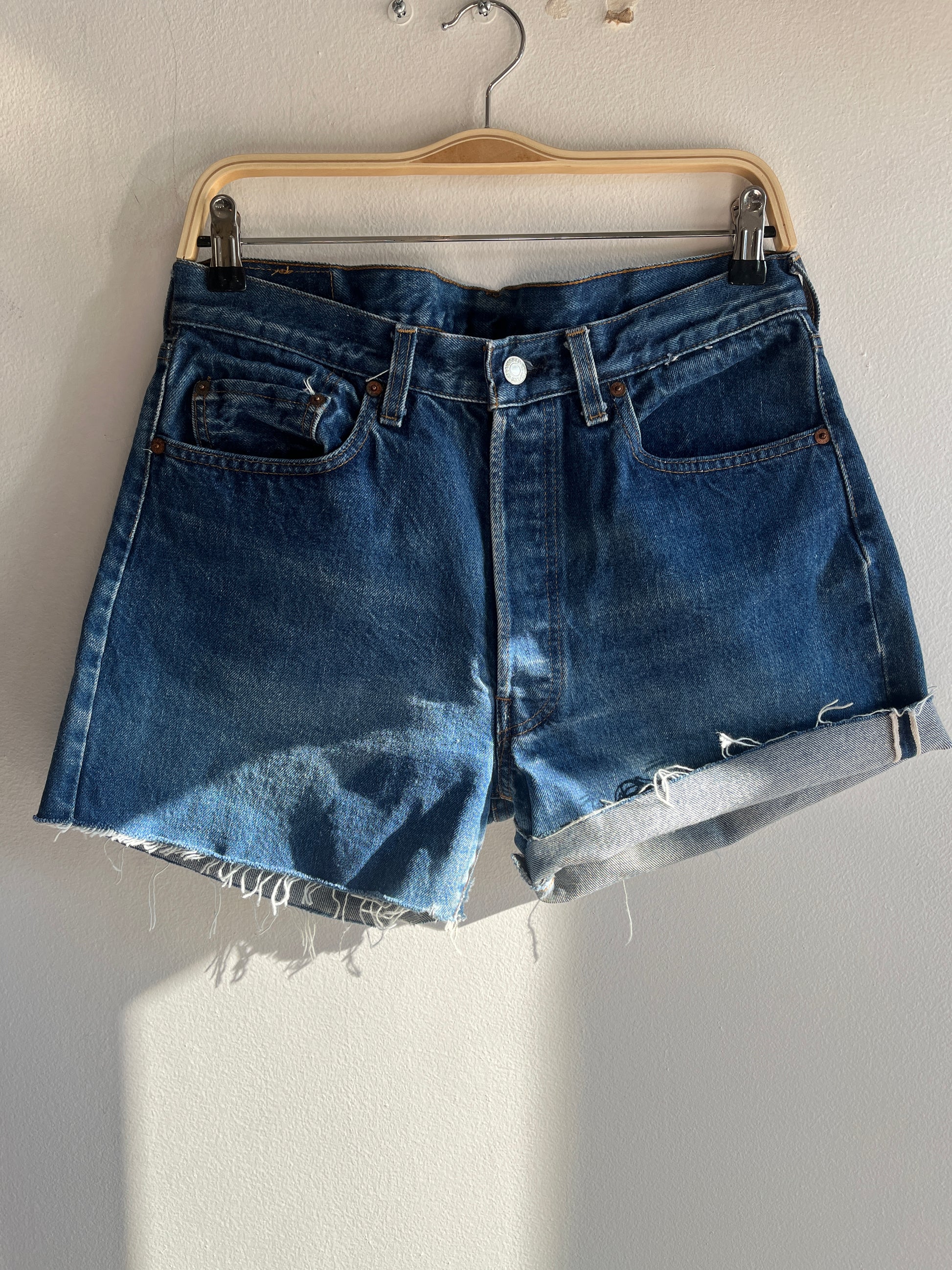 Vintage 1980’s Levi’s 501 Selvedge Denim Shorts - La Lovely Vintage 
