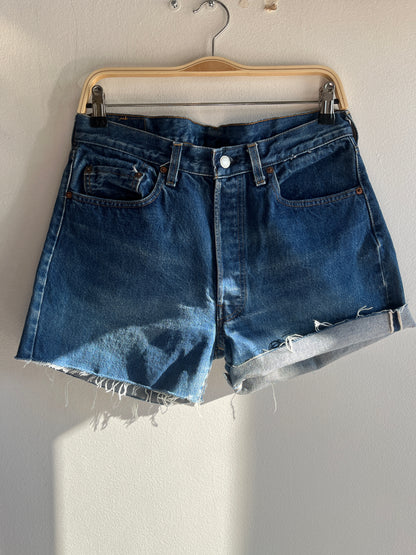 Vintage 1980’s Levi’s 501 Selvedge Denim Shorts - La Lovely Vintage 