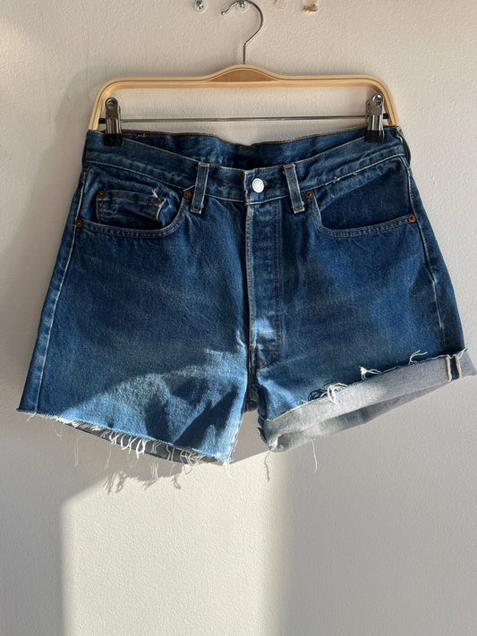 Vintage 1980’s Levi’s 501 Selvedge Denim Shorts - La Lovely Vintage 