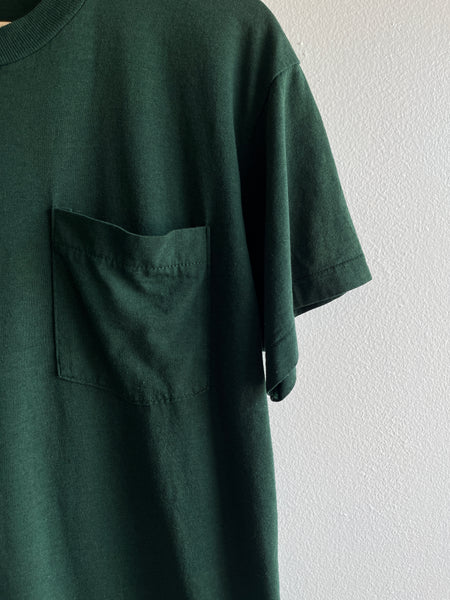 Vintage 1970/80’s Forest Green Pocket T-Shirt