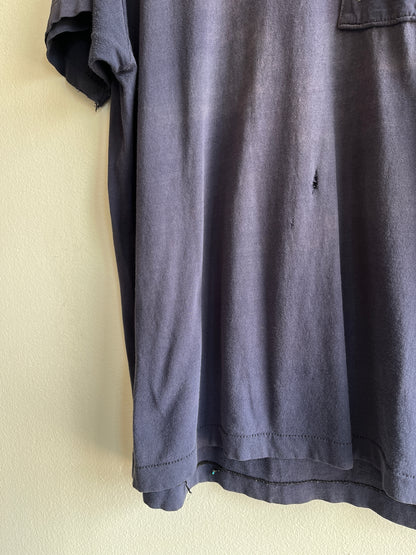 Vintage 1970’s Navy Pocket T-Shirt