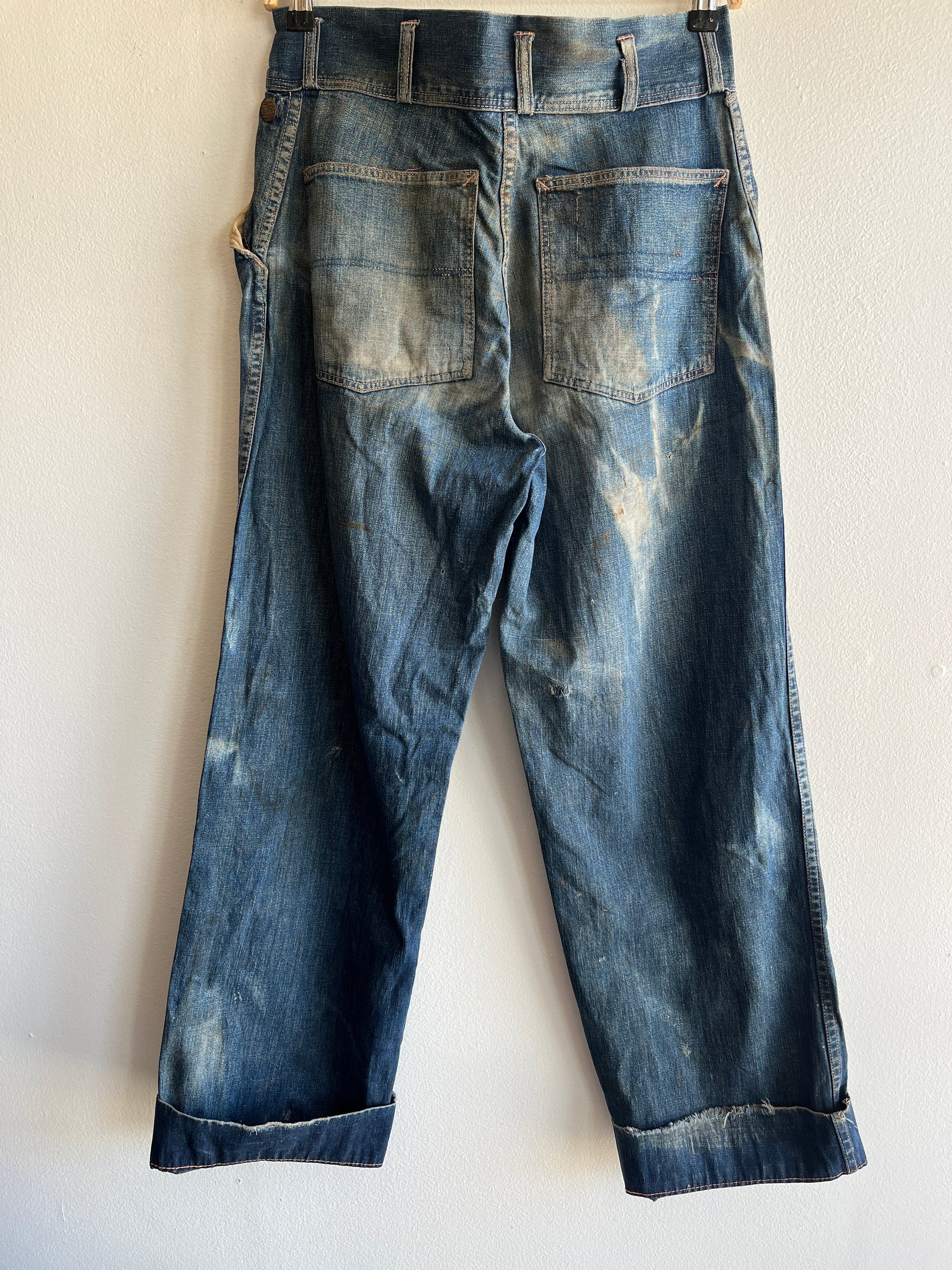 Vintage 1940’s Norfolk & Western Denim Work Jeans - La Lovely Vintage 