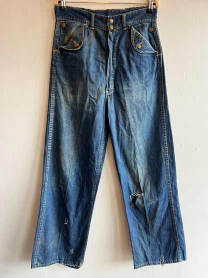 Vintage 1950’s Headlight “Headies” Denim Jeans - La Lovely Vintage 