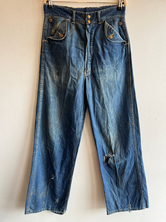 Vintage 1950’s Headlight “Headies” Denim Jeans - La Lovely Vintage 