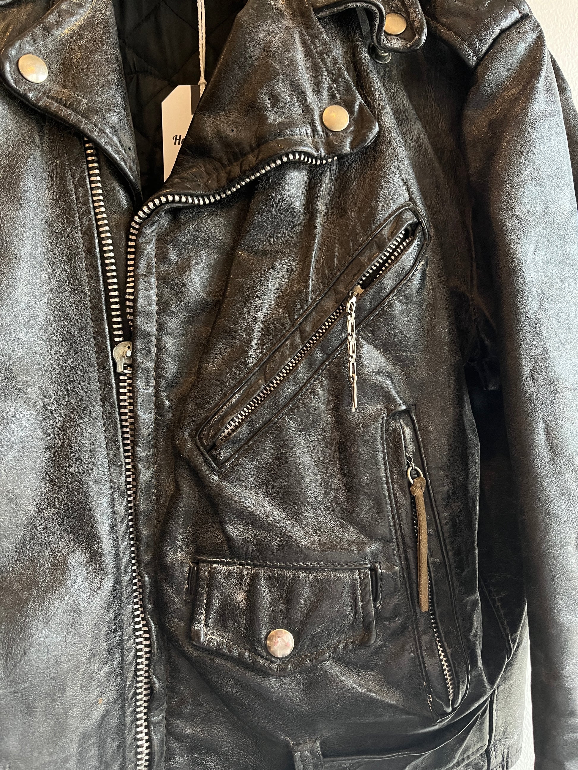 Vintage 1960’s Excelled Leather Motorcycle Jacket - La Lovely Vintage 