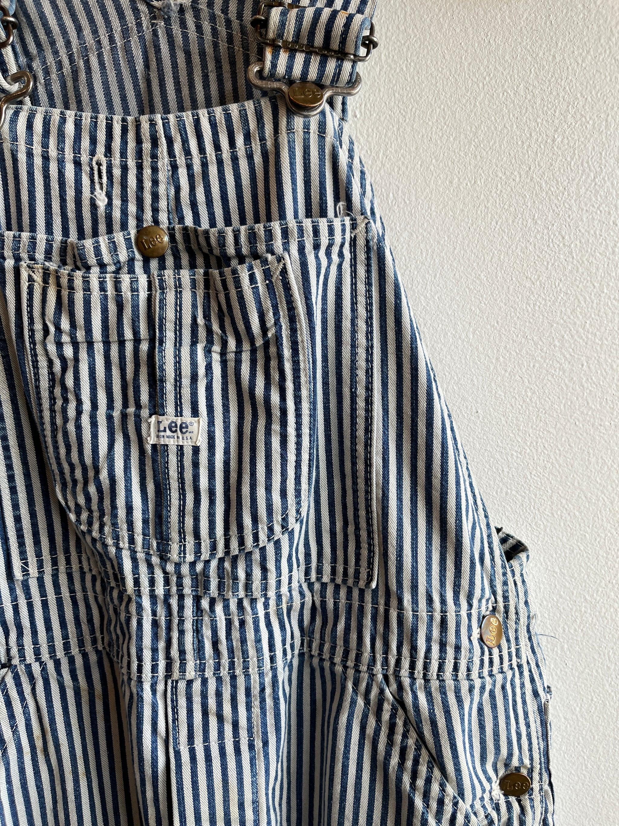Vintage 1960's Hickory Stripe Lee Overalls – La Lovely Vintage