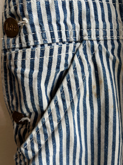 Vintage 1960’s Hickory Stripe Lee Overalls - La Lovely Vintage 