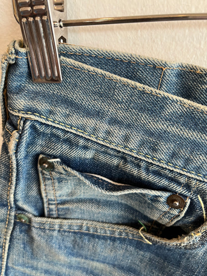 Vintage 1960’s Levi’s “Big E” 501 Selvedge Denim Shorts
