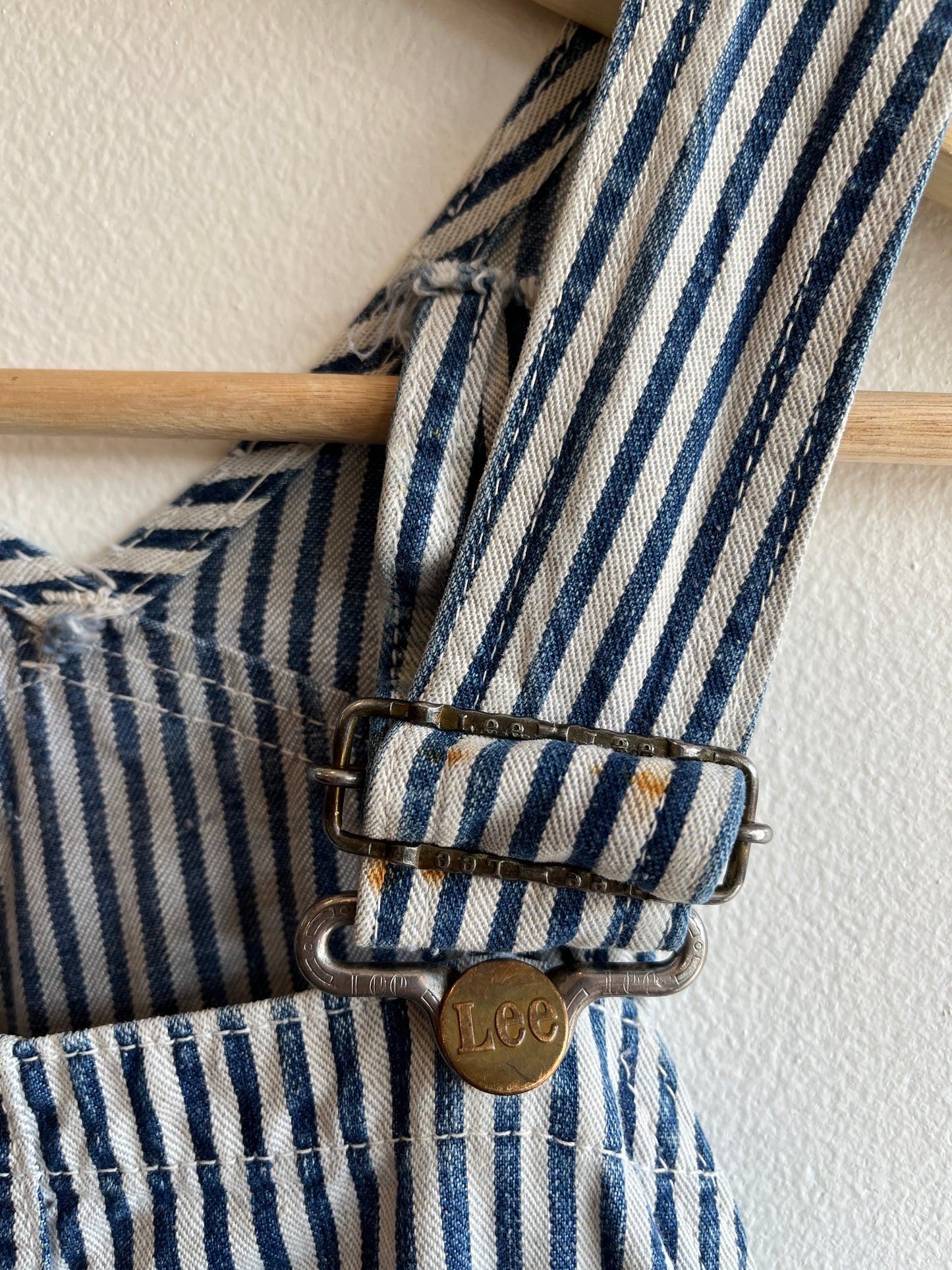Vintage 1960’s Hickory Stripe Lee Overalls - La Lovely Vintage 