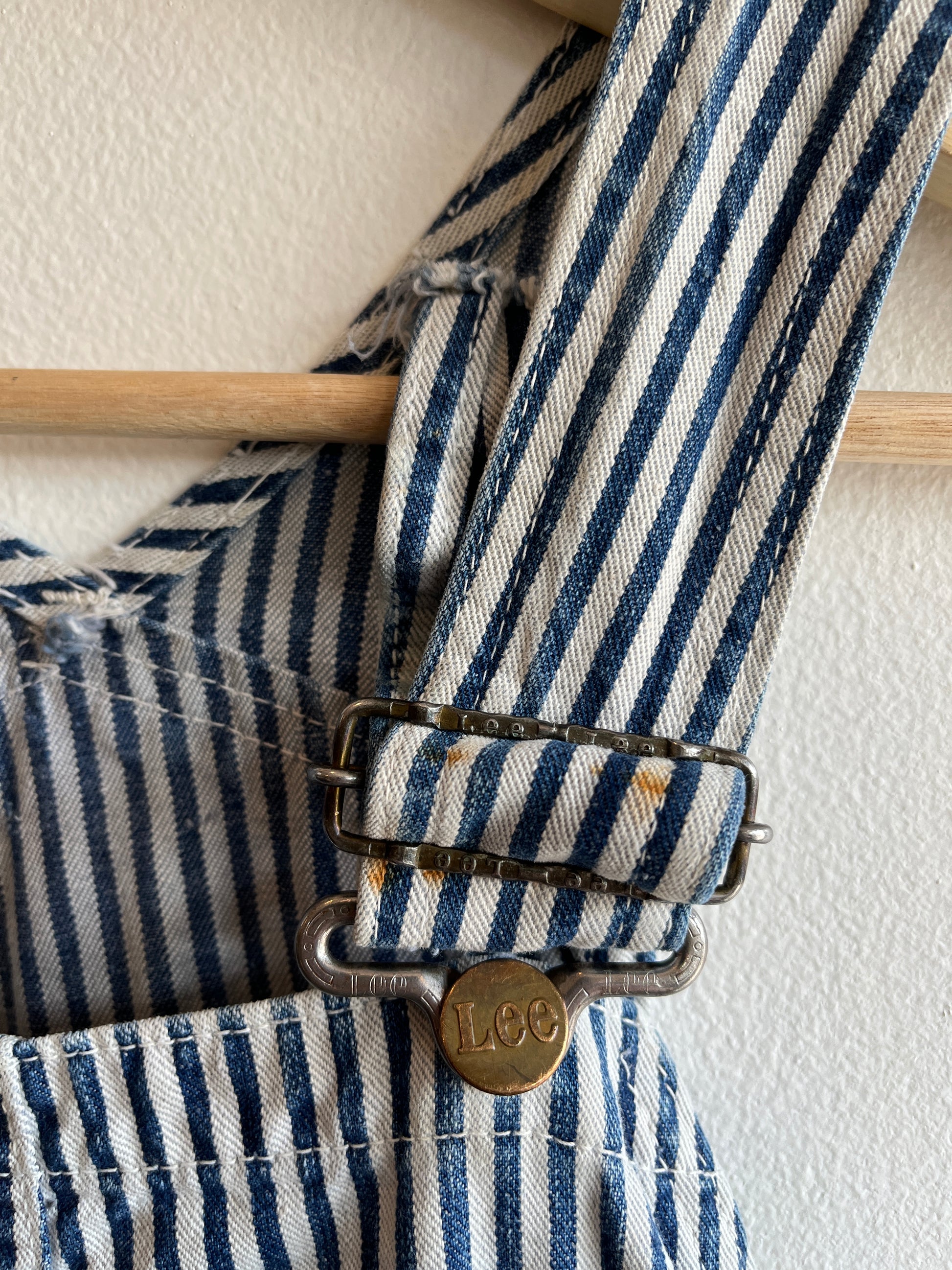 Vintage 1960’s Hickory Stripe Lee Overalls - La Lovely Vintage 