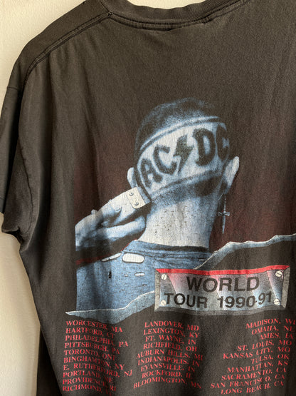 Vintage 1990 AC/DC “Razor’s Edge” Tour T-Shirt