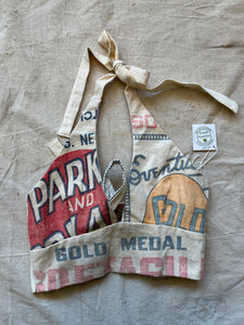 Handmade Vintage Feedsack Halter Top