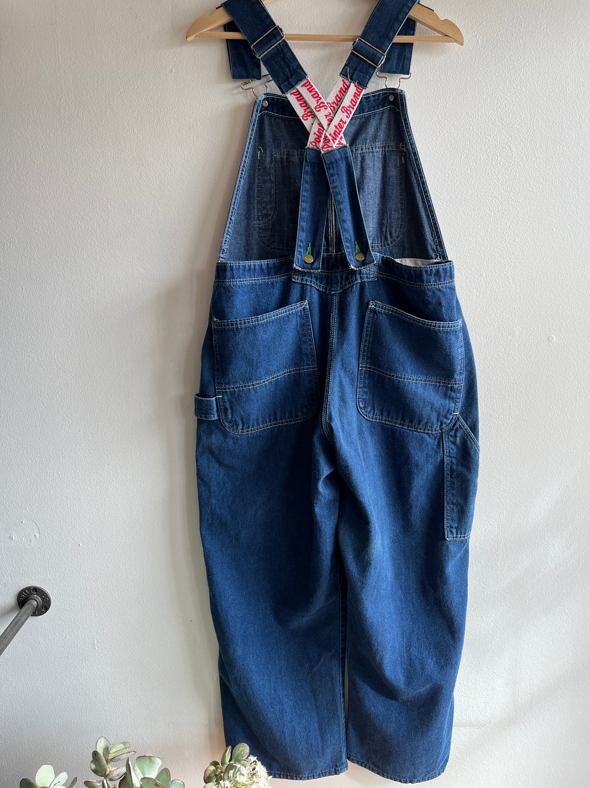 Vintage 1970’s Pointer Lowback Denim Overalls - La Lovely Vintage 