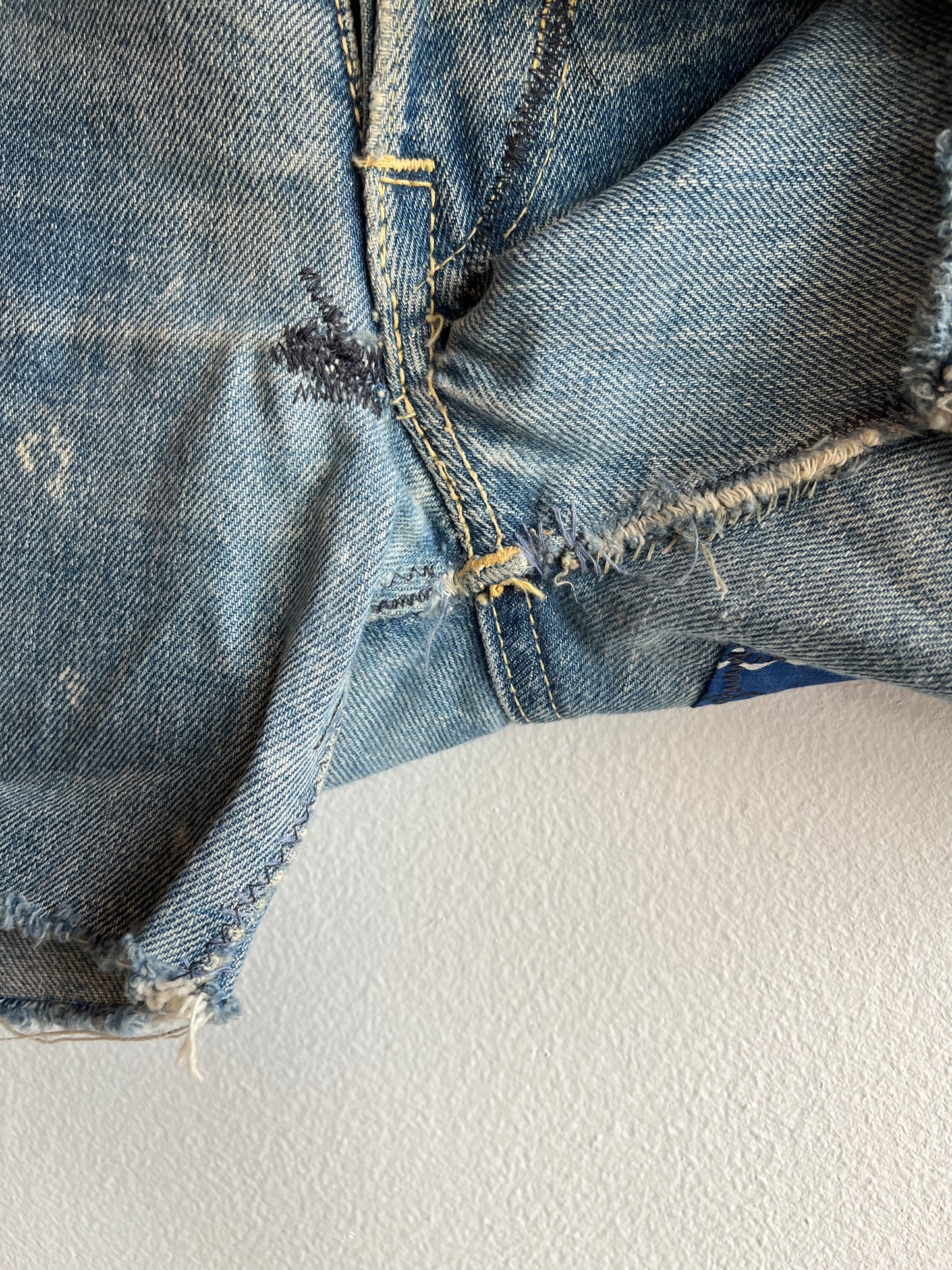 Vintage 1960’s Levi’s “Big E” 501 Selvedge Denim Shorts