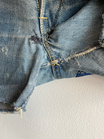 Vintage 1960’s Levi’s “Big E” 501 Selvedge Denim Shorts
