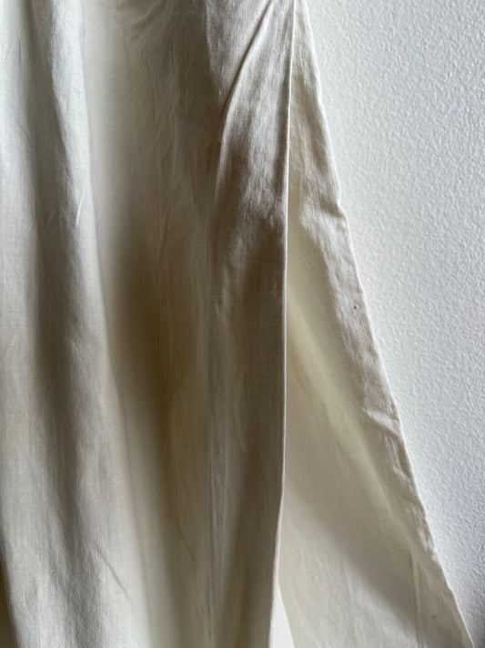 Vintage Linen and Crochet Dress - La Lovely Vintage 