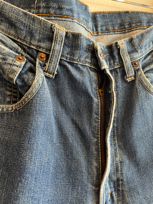 Vintage 1960's Levi's "Big E" 505 Selvedge Denim Jeans - La Lovely Vintage 