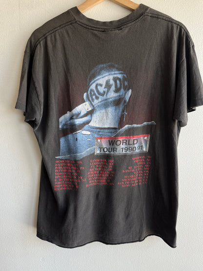 Vintage 1990 AC/DC “Razor’s Edge” Tour T-Shirt