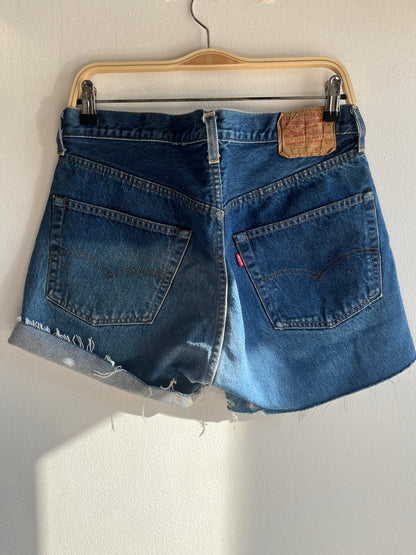 Vintage 1980’s Levi’s 501 Selvedge Denim Shorts - La Lovely Vintage 