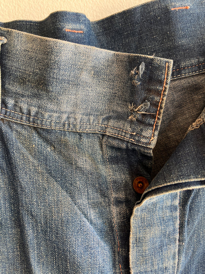 Vintage 1940’s Norfolk & Western Denim Work Jeans - La Lovely Vintage 