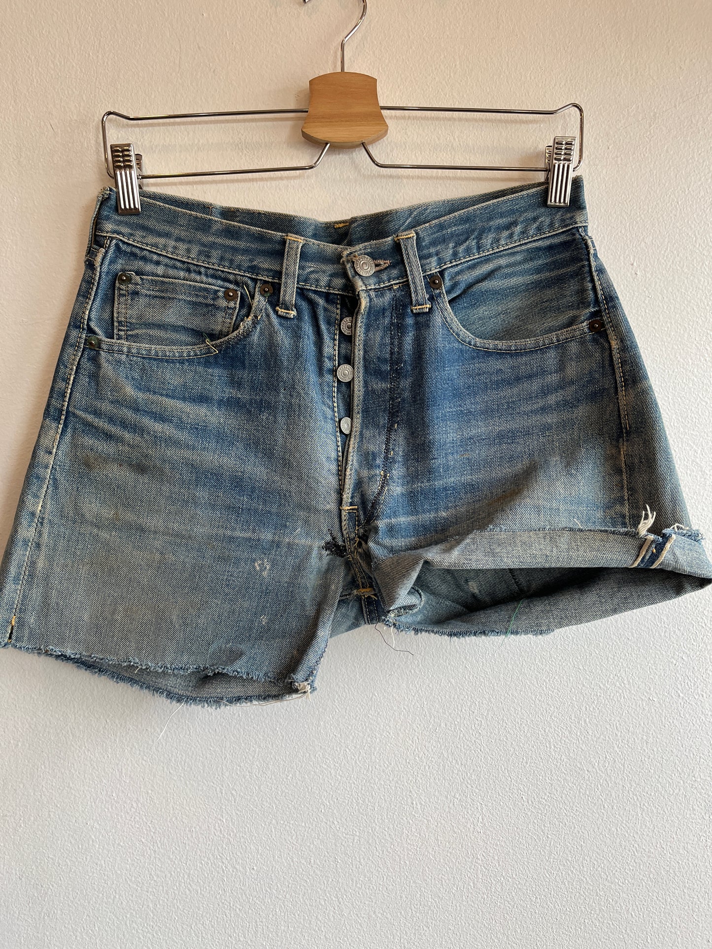 Vintage 1960’s Levi’s “Big E” 501 Selvedge Denim Shorts