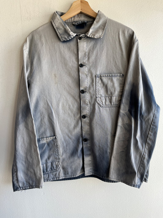 Vintage 1970’s French HBT Chore Coat - La Lovely Vintage 