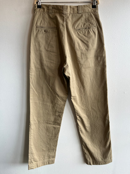 Vintage 1960/1970’s Khaki Military Trousers - La Lovely Vintage 