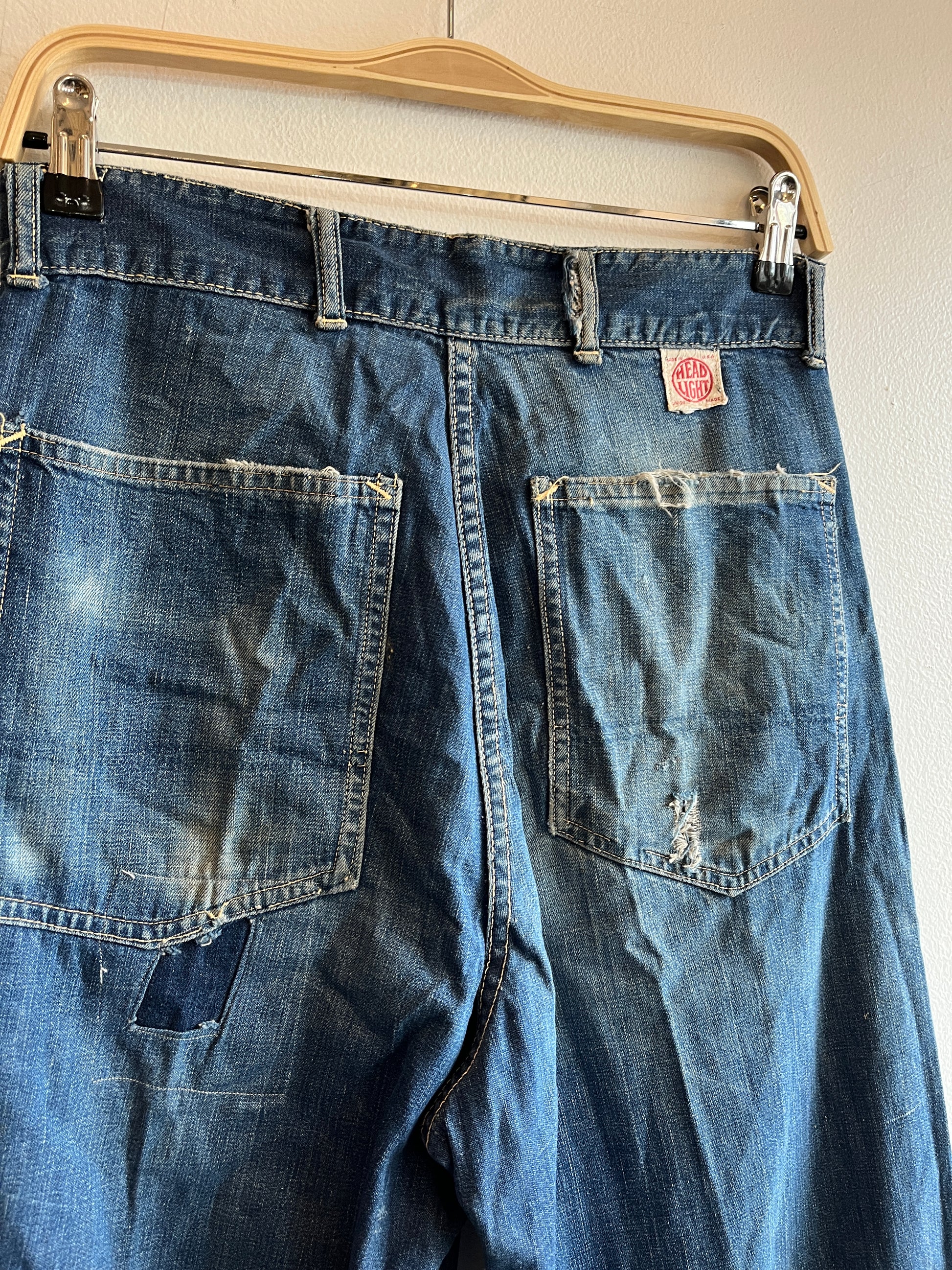 Vintage 1950’s Headlight “Headies” Denim Jeans - La Lovely Vintage 