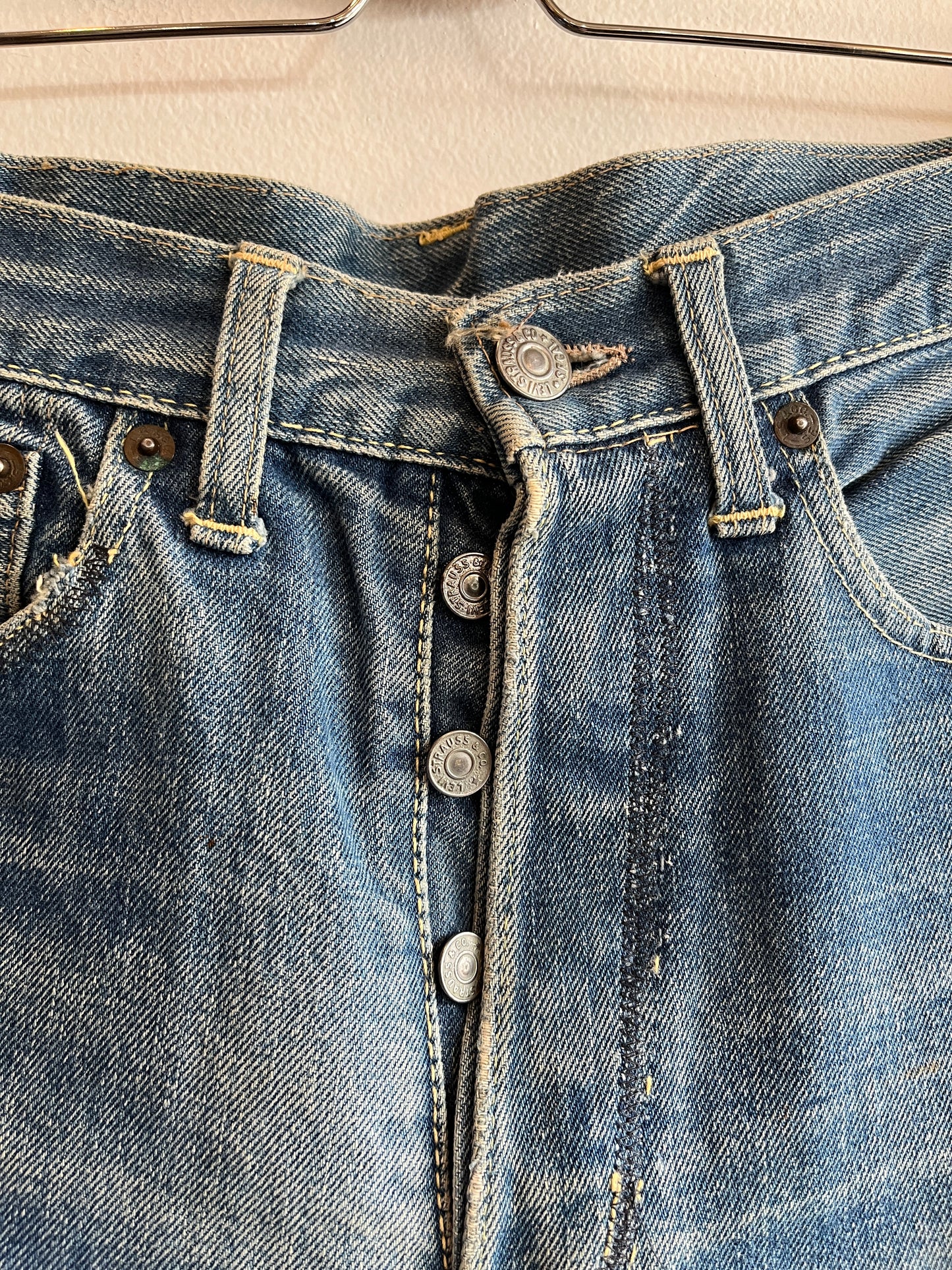 Vintage 1960’s Levi’s “Big E” 501 Selvedge Denim Shorts