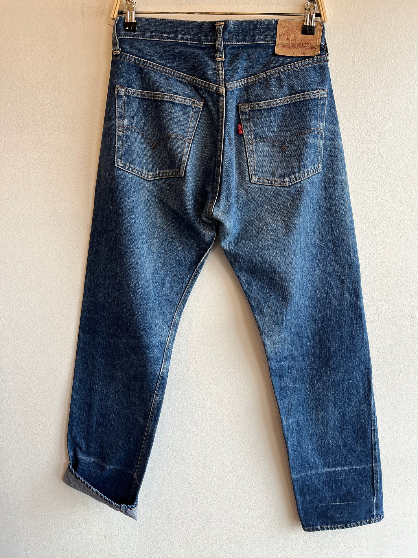 Vintage 1960's Levi's "Big E" 505 Selvedge Denim Jeans - La Lovely Vintage 